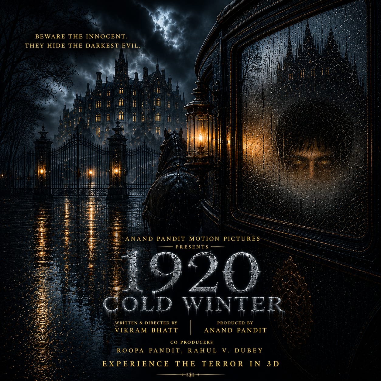 1920 Cold Winter movie poster featuring Vikram Bhatt and Anand Pandit 1920 Cold Winter movie poster featuring Vikram Bhatt and Anand Pandit