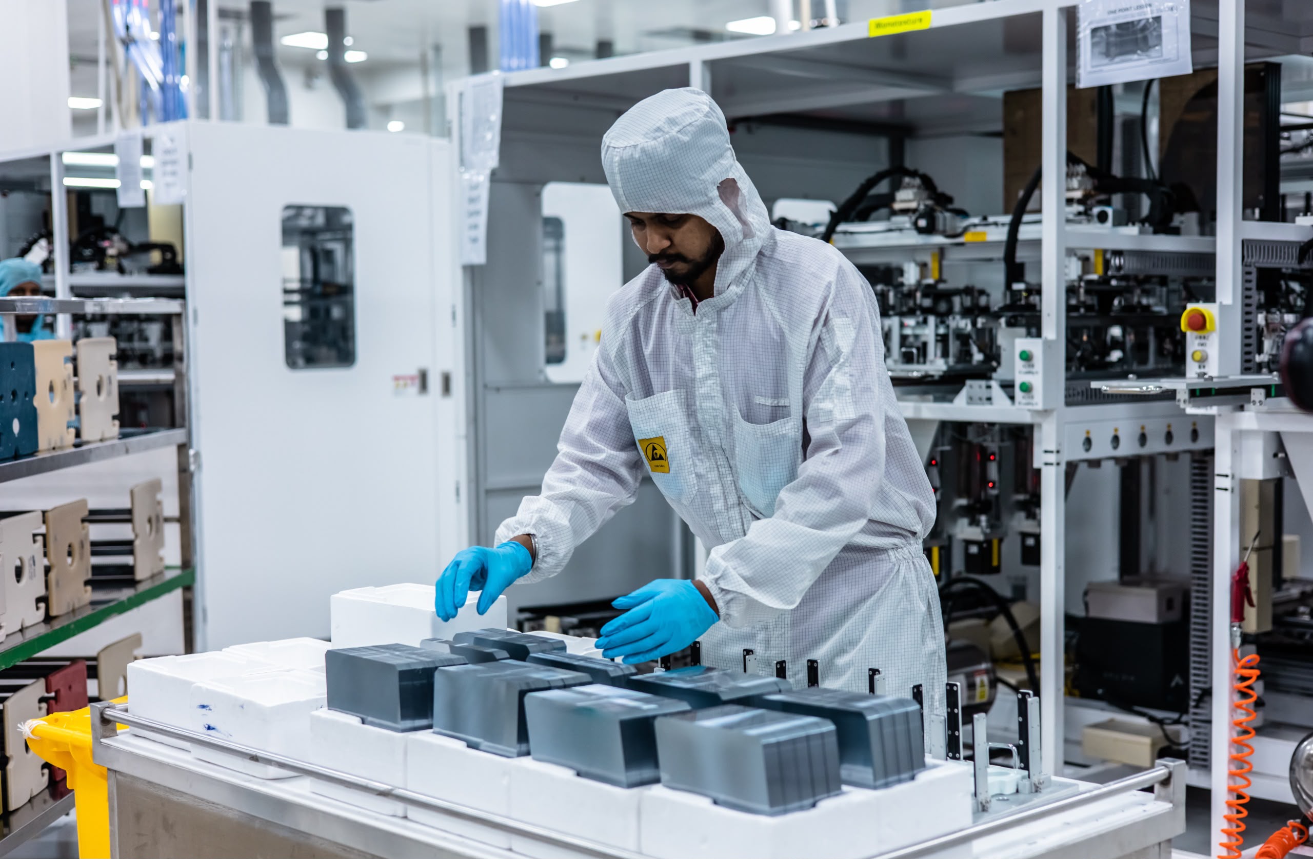 Adani Solar manufacturing facility and solar panels Adani Solar manufacturing facility and solar panels