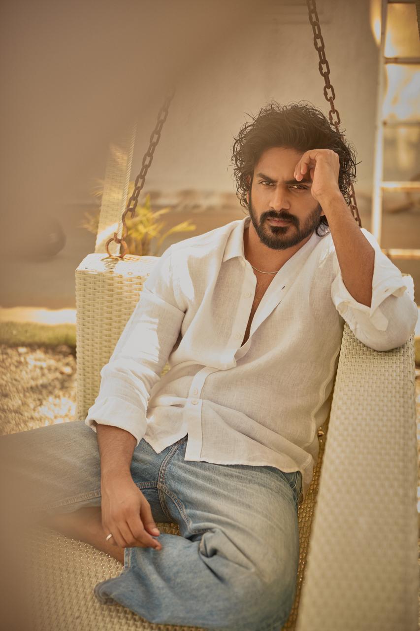 Virat Karrna showing his chiseled physique for Nagabandham transformation Virat Karrna showing his chiseled physique for Nagabandham transformation