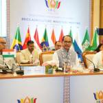 Shivraj Singh Chouhan addressing press conference after BRICS Indore Declaration adoption Shivraj Singh Chouhan addressing press conference after BRICS Indore Declaration adoption
