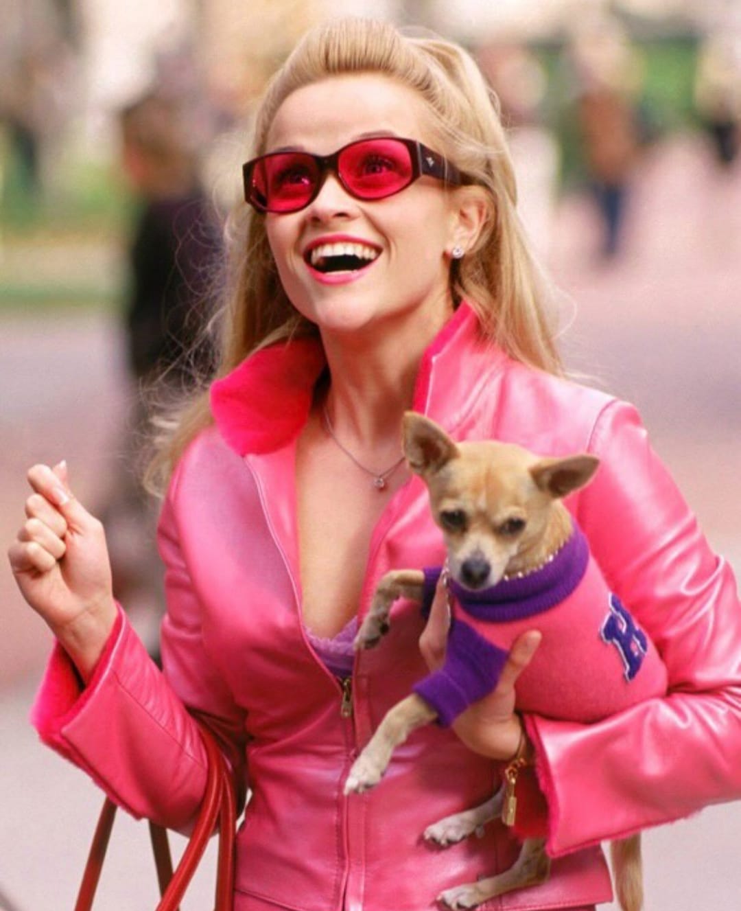 Reese Witherspoon celebrating National Pink Day with pink outfits and Legally Blonde scenes Reese Witherspoon celebrating National Pink Day with pink outfits and Legally Blonde scenes