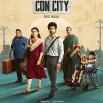 Arjun Das and Anna Ben on the set of Con City film Arjun Das and Anna Ben on the set of Con City film