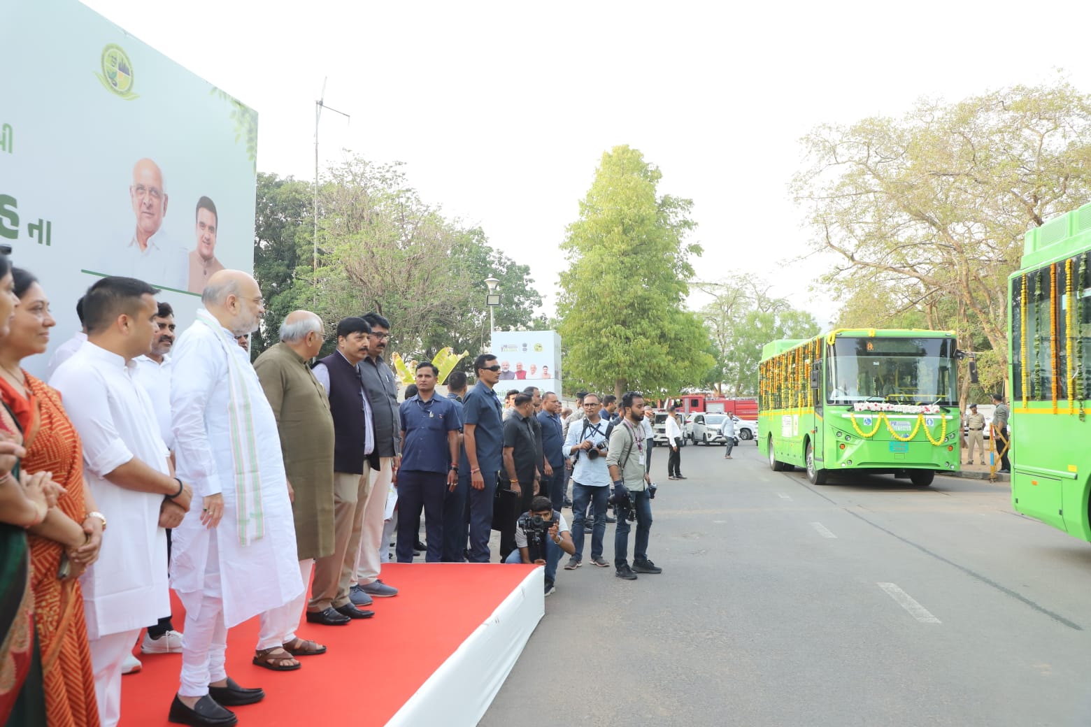 PM eBus Sewa electric bus in Gandhinagar PM eBus Sewa electric bus in Gandhinagar