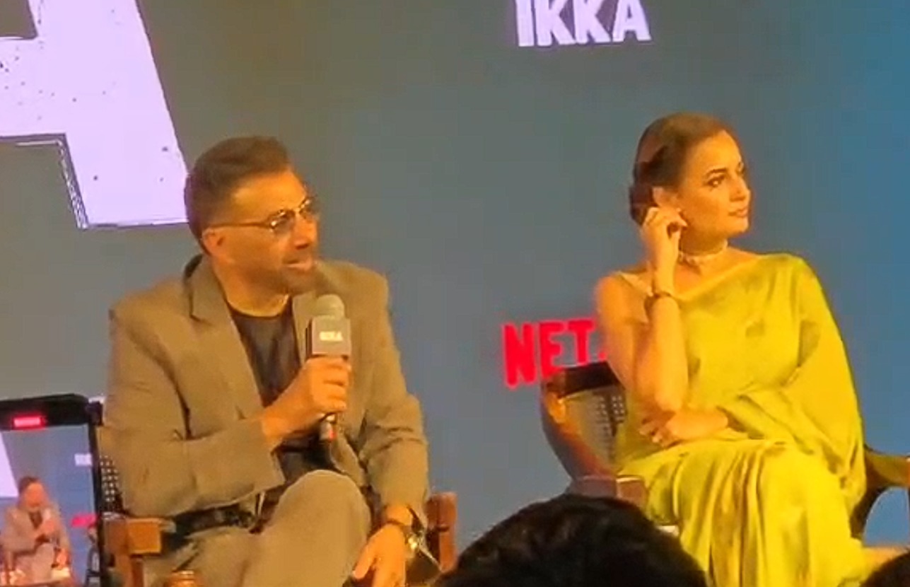 Sunny Deol and Akshaye Khanna at Ikka trailer launch event Sunny Deol and Akshaye Khanna at Ikka trailer launch event
