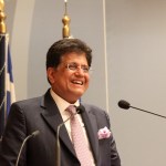 Piyush Goyal at trade meeting discussing India-EU economic partnerships Piyush Goyal at trade meeting discussing India-EU economic partnerships