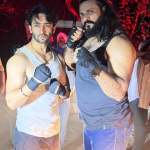 Shaheer Sheikh and Saurav Gurjar filming a fight sequence for Ab Hoga Hisaab Shaheer Sheikh and Saurav Gurjar filming a fight sequence for Ab Hoga Hisaab