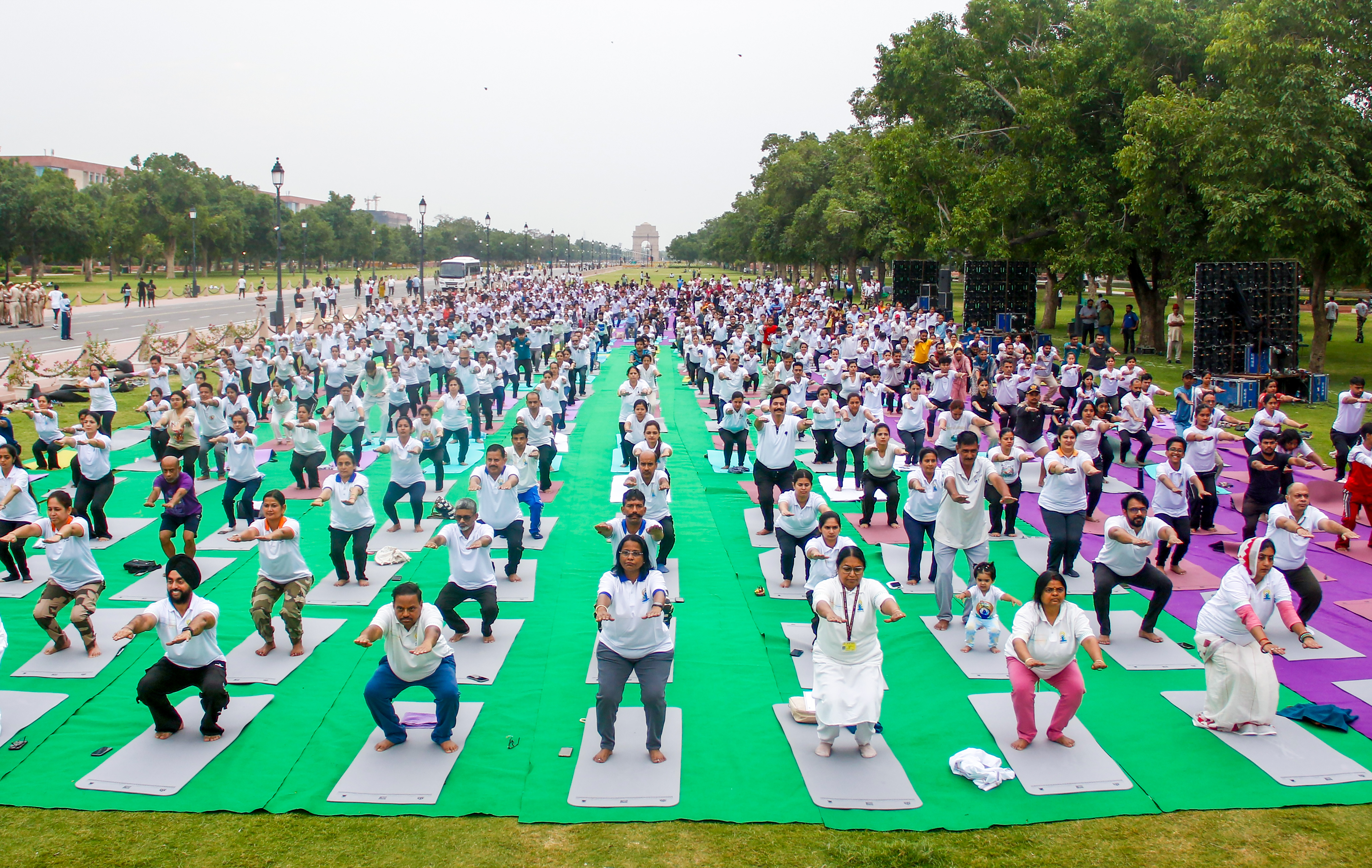 Indian politics yoga postures BJP victory asana Indian politics yoga postures BJP victory asana