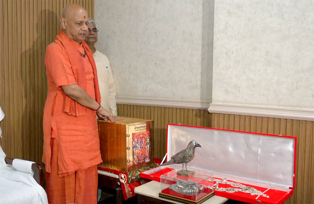 Ram Temple Trust officials addressing media about artefact safety and resignations Ram Temple Trust officials addressing media about artefact safety and resignations