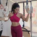 Shilpa Manjunath working out with a joyful fitness approach Shilpa Manjunath working out with a joyful fitness approach