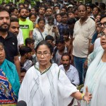 Mamata Banerjee slapping video incident during Kolkata protest march Mamata Banerjee slapping video incident during Kolkata protest march