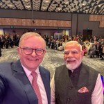 Australian PM Albanese and Indian PM Modi discussing economic ties Australian PM Albanese and Indian PM Modi discussing economic ties