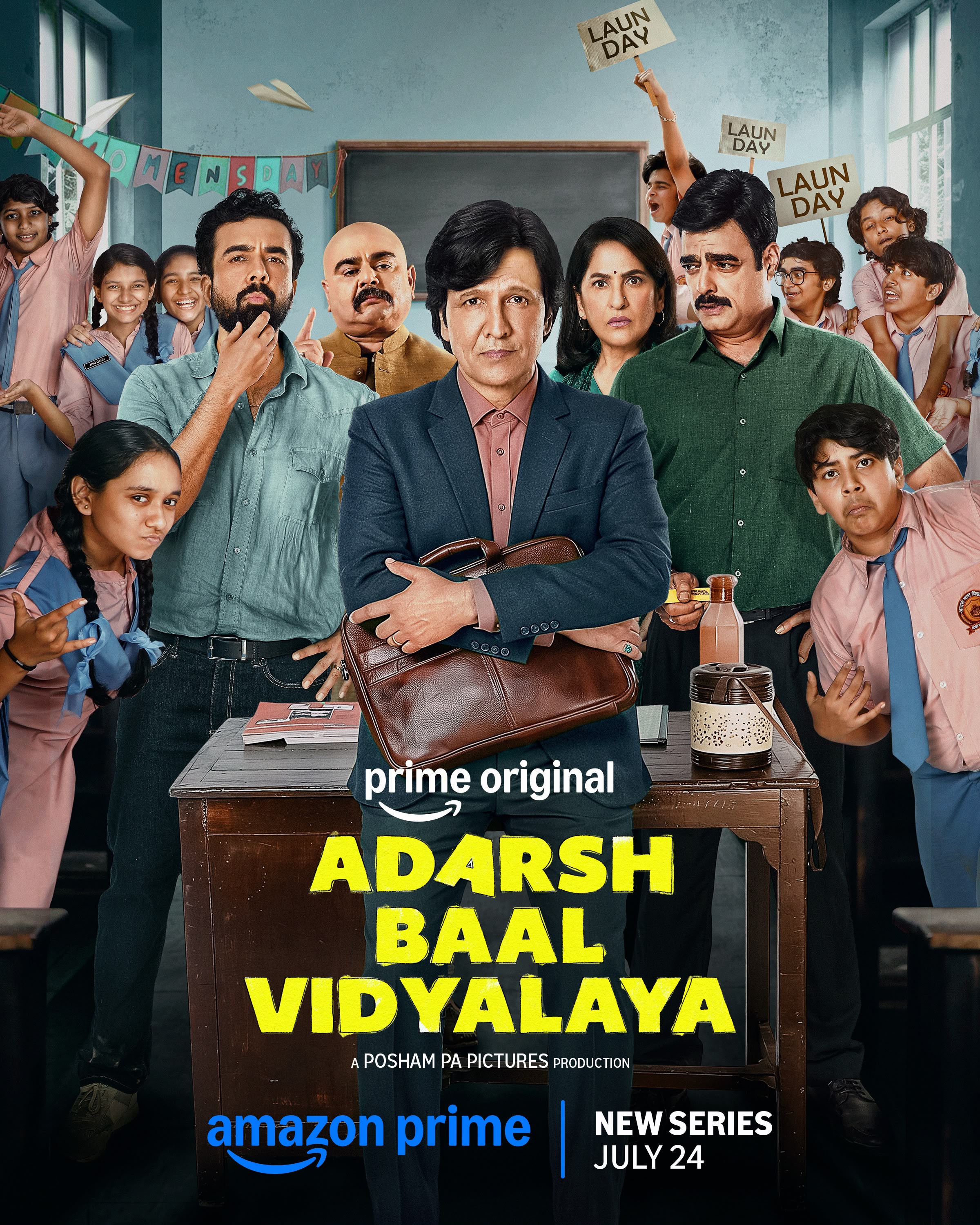 Kay Kay Menon as headmaster in Adarsh Baal Vidyalaya comedy series Kay Kay Menon as headmaster in Adarsh Baal Vidyalaya comedy series