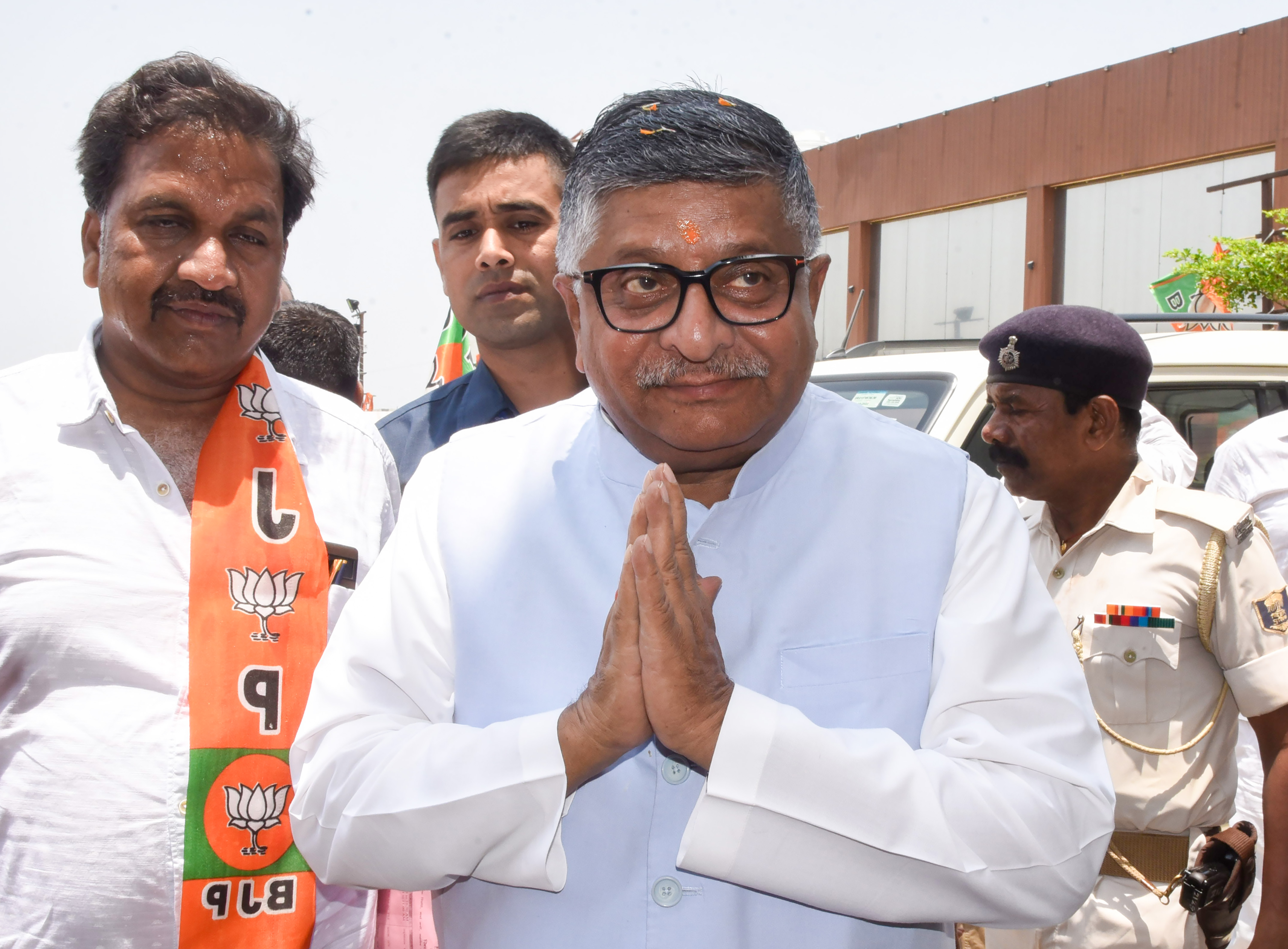 NDA leaders celebrating nomination of Abhishek Kumar Bunty for Bankipur seat NDA leaders celebrating nomination of Abhishek Kumar Bunty for Bankipur seat
