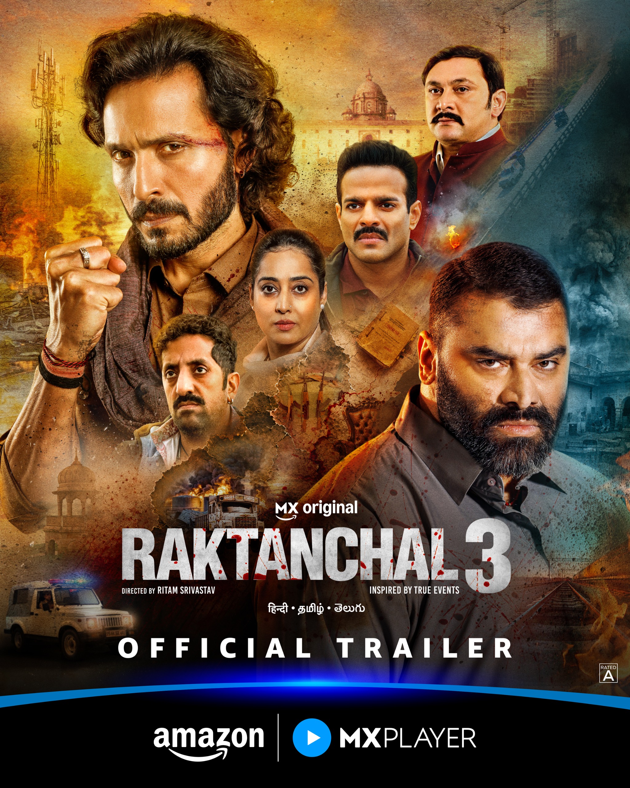 Nikitin Dheer as Waseem Khan in Raktanchal Season 3 crime drama Nikitin Dheer as Waseem Khan in Raktanchal Season 3 crime drama