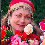 Mandakini wearing Himachali traditional attire during her Manali getaway Mandakini wearing Himachali traditional attire during her Manali getaway