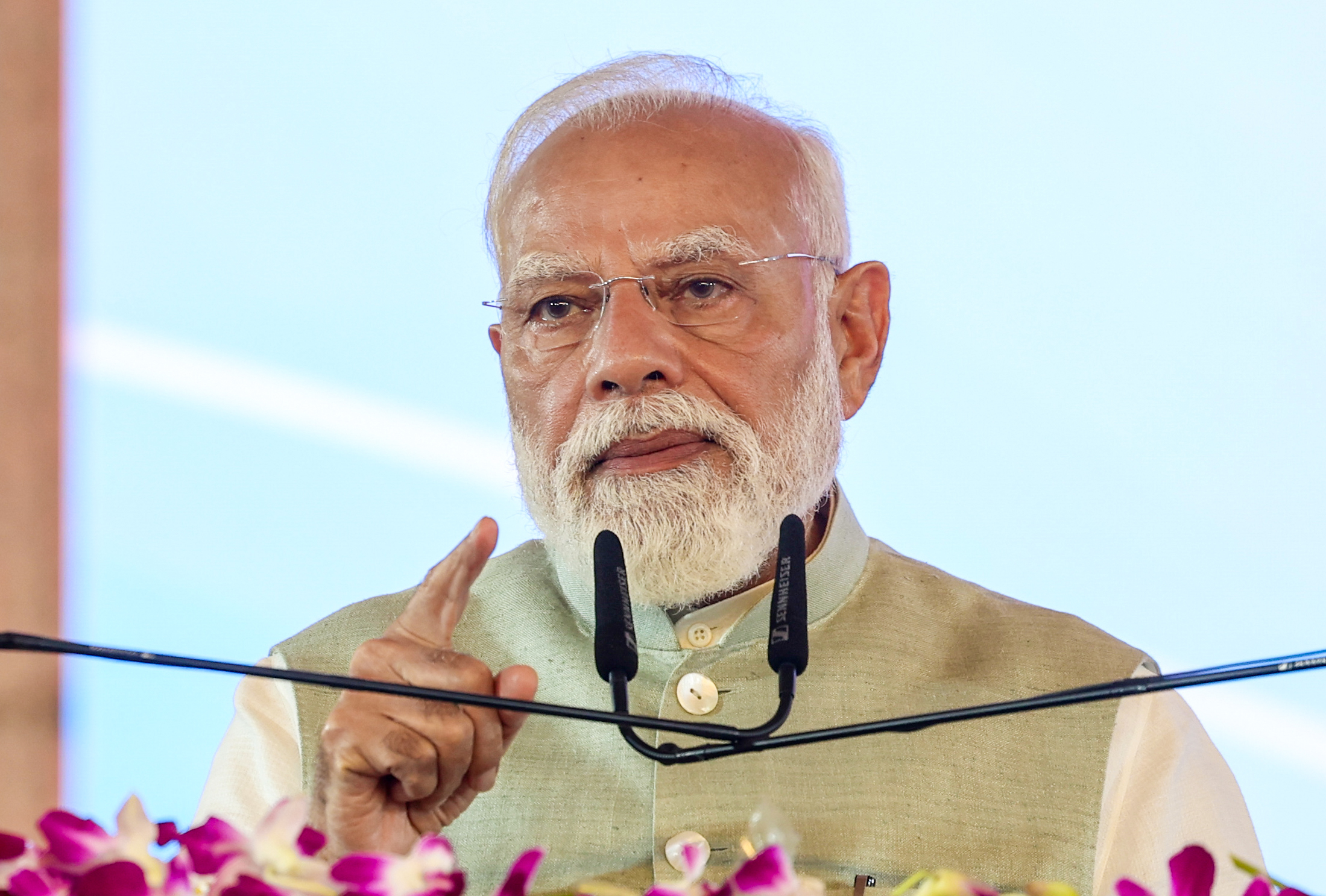 PM Modi addressing global investors about India power sector investment opportunities PM Modi addressing global investors about India power sector investment opportunities