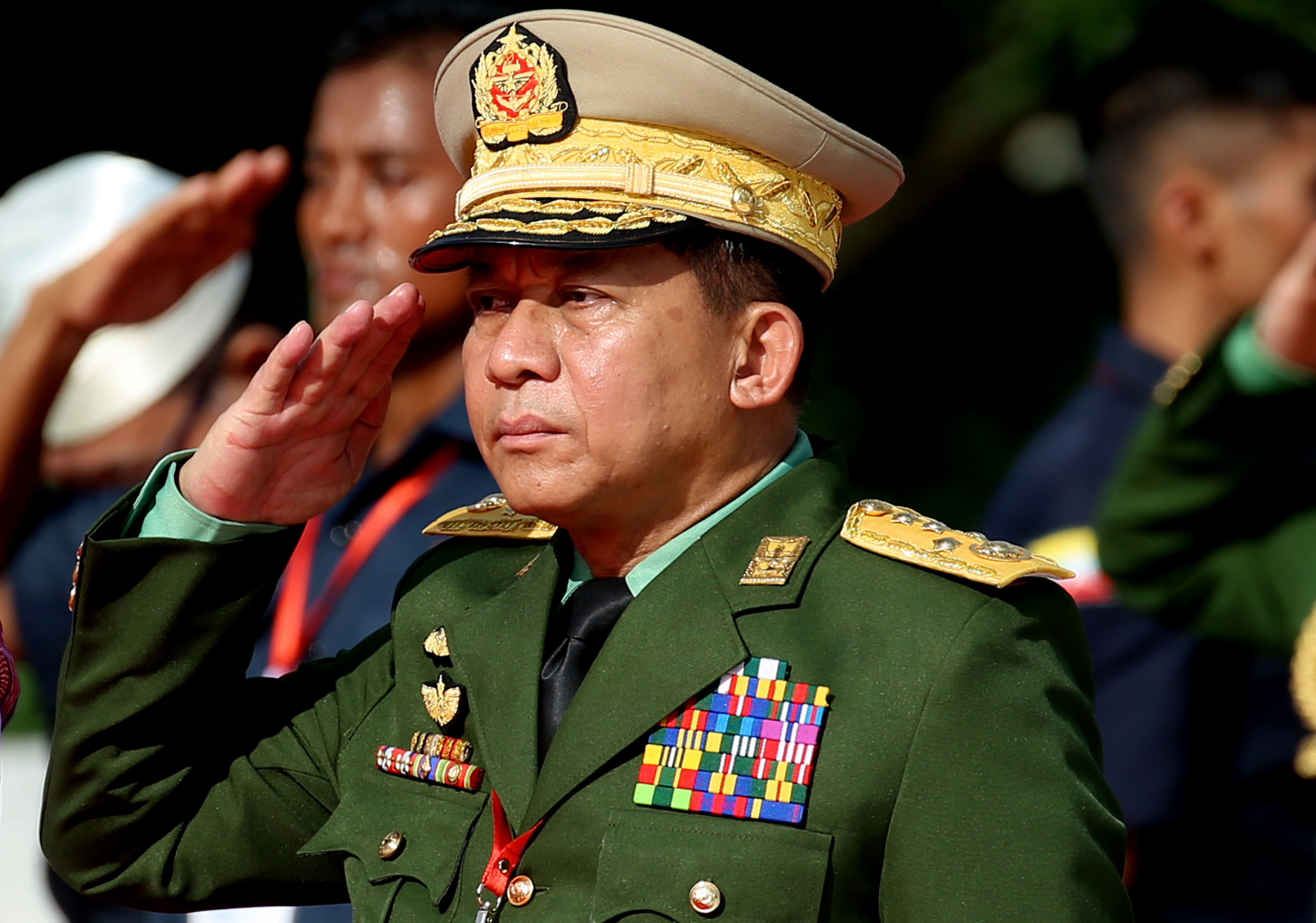 Min Aung Hlaing elected as Myanmar President in parliamentary session Min Aung Hlaing elected as Myanmar President in parliamentary session