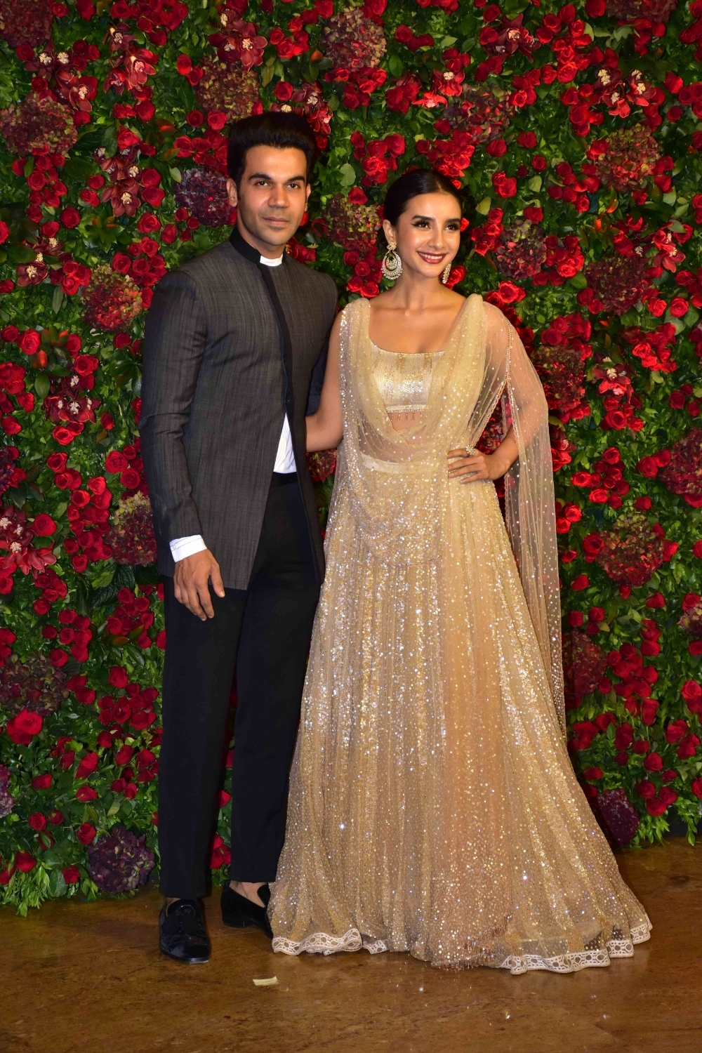 Rajkummar Rao and Patralekhaa smiling together Rajkummar Rao and Patralekhaa smiling together