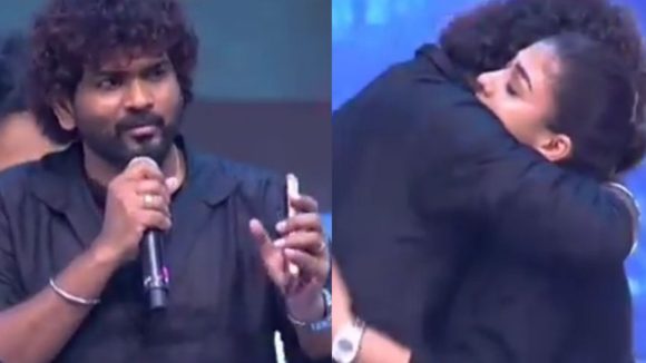 Nayanthara Comforts Emotional Husband Vignesh Shivan On Stage; Viral Video Surfaces Nayanthara Comforts Emotional Husband Vignesh Shivan On Stage; Viral Video Surfaces