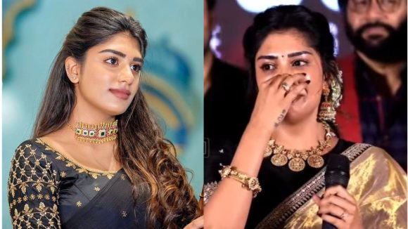 Supritha Cries on Stage: Fulfilling Her Late Father's Dream with Film Debut Supritha Cries on Stage: Fulfilling Her Late Father's Dream with Film Debut