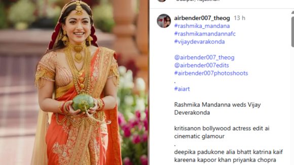 Rashmika Mandanna AI Wedding Photos: Shocking Alterations & Deepfake Controversy Rashmika Mandanna AI Wedding Photos: Shocking Alterations & Deepfake Controversy