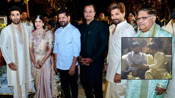 CM Revanth Reddy Attends Allu Sirish Wedding: Allu Arjun's Grand Welcome Goes Viral CM Revanth Reddy Attends Allu Sirish Wedding: Allu Arjun's Grand Welcome Goes Viral