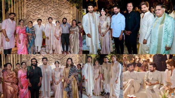 అల్లు శిరీష్ పెళ్లి వేడుక: మెగాస్టార్ నుండి సీఎం వరకు.. ఫోటోలు చూస్తే షాక్! అల్లు శిరీష్ పెళ్లి వేడుక: మెగాస్టార్ నుండి సీఎం వరకు.. ఫోటోలు చూస్తే షాక్!