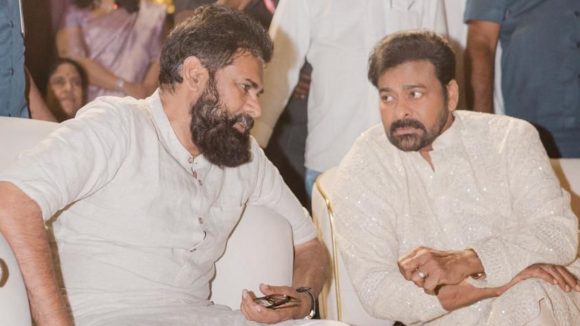 Chiranjeevi & Pawan Kalyan Reunite at Allu Sirish's Wedding: Viral Photo Delights Fans Chiranjeevi & Pawan Kalyan Reunite at Allu Sirish's Wedding: Viral Photo Delights Fans