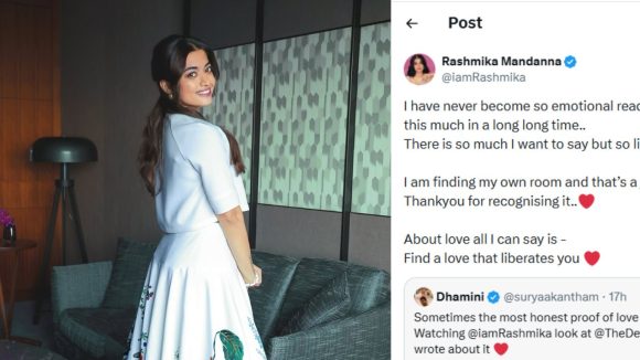 Rashmika Mandanna Emotional: Tearfully Reacts to Hard Work Recognition & Vijay Deverakonda Journey Rashmika Mandanna Emotional: Tearfully Reacts to Hard Work Recognition & Vijay Deverakonda Journey