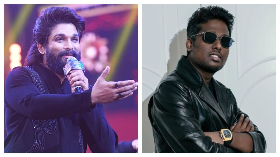 అట్లీతో మూవీపై కీలకమైన అప్డేట్ ఇచ్చిన అల్లు అర్జున్.. ఇదొక విజువల్ వండర్గా నిలుస్తుందన్న ఐకాన్ స్టార్ అట్లీతో మూవీపై కీలకమైన అప్డేట్ ఇచ్చిన అల్లు అర్జున్.. ఇదొక విజువల్ వండర్గా నిలుస్తుందన్న ఐకాన్ స్టార్