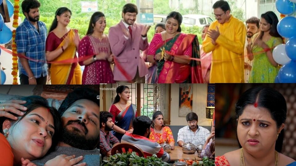 గుండె నిండా గుడి గంటలు టుడే ఎపిసోడ్: బాలు, మీనా రొమాన్స్.. మనోజ్, రోహిణి తంటాలు.. షాపు ఓపెన్ చేసి రచ్చ చేసిన ప్రభావతి గుండె నిండా గుడి గంటలు టుడే ఎపిసోడ్: బాలు, మీనా రొమాన్స్.. మనోజ్, రోహిణి తంటాలు.. షాపు ఓపెన్ చేసి రచ్చ చేసిన ప్రభావతి