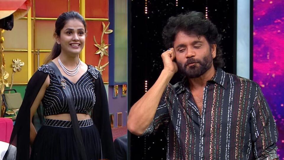 సీక్రెట్ చెప్పమన్న నాగార్జున- తనకు తానే ఇరుక్కున్న సీరియల్ హీరోయిన్- నాగ్ ముద్దులు- బయటపడిన కాఫీ షాప్ లవ్ ట్రాక్ సీక్రెట్ చెప్పమన్న నాగార్జున- తనకు తానే ఇరుక్కున్న సీరియల్ హీరోయిన్- నాగ్ ముద్దులు- బయటపడిన కాఫీ షాప్ లవ్ ట్రాక్