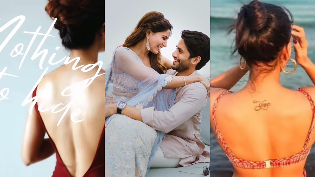 విడాకులైన నాలుగేళ్ళ తర్వాత ఆ టాటూ చెరిపివేసిన సమంత..నాగ చైతన్య 'ఏ మాయ చేశావే' చిత్రానికి గుర్తుగా.. విడాకులైన నాలుగేళ్ళ తర్వాత ఆ టాటూ చెరిపివేసిన సమంత..నాగ చైతన్య 'ఏ మాయ చేశావే' చిత్రానికి గుర్తుగా..