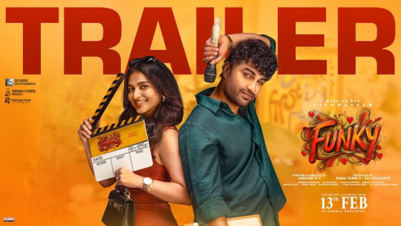 Viswak Sen's 'Funky' Trailer Promises Anudeep's Comedy Explosion & Box Office Shake-Up! Viswak Sen's 'Funky' Trailer Promises Anudeep's Comedy Explosion & Box Office Shake-Up!