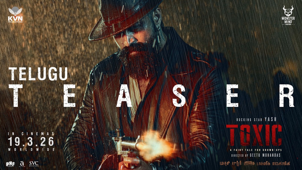 Yash's 'Toxic' Teaser Drops: Box Office Firestorm Anticipated! Yash's 'Toxic' Teaser Drops: Box Office Firestorm Anticipated!