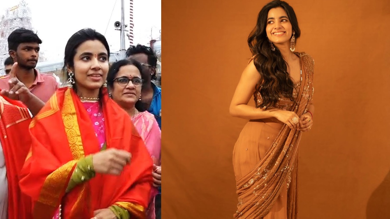 Shivani Nagaram's 15-Minute Tirumala Darshan Sparks Netizen Outcry Shivani Nagaram's 15-Minute Tirumala Darshan Sparks Netizen Outcry