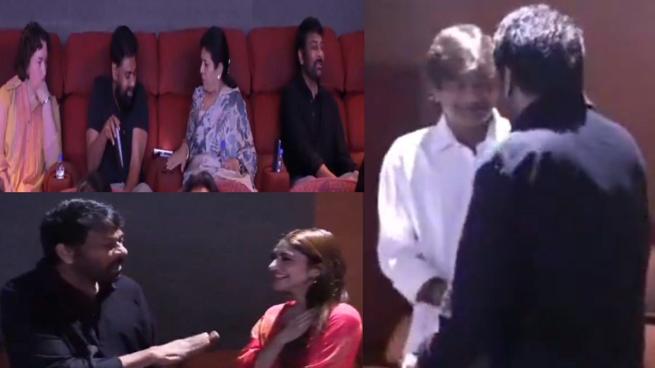 Chiranjeevi & Pawan Kalyan Watch 'Ustaad Bhagat Singh' Together; Fans Ecstatic! Chiranjeevi & Pawan Kalyan Watch 'Ustaad Bhagat Singh' Together; Fans Ecstatic!