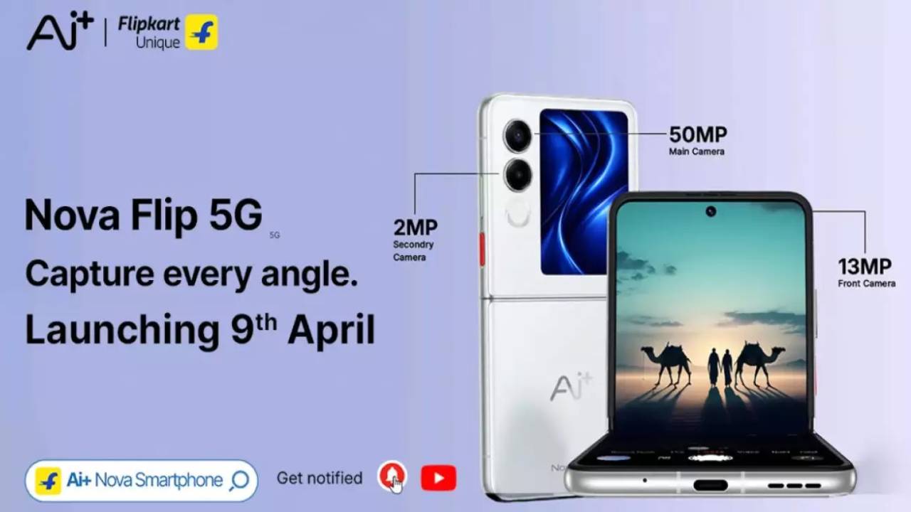 సంచలనం! AI+ Nova Flip 5G వచ్చేసింది! ఫీచర్లు చూస్తే షాక్, ధర వింటే కొనకుండా ఉండలేరు! సంచలనం! AI+ Nova Flip 5G వచ్చేసింది! ఫీచర్లు చూస్తే షాక్, ధర వింటే కొనకుండా ఉండలేరు!