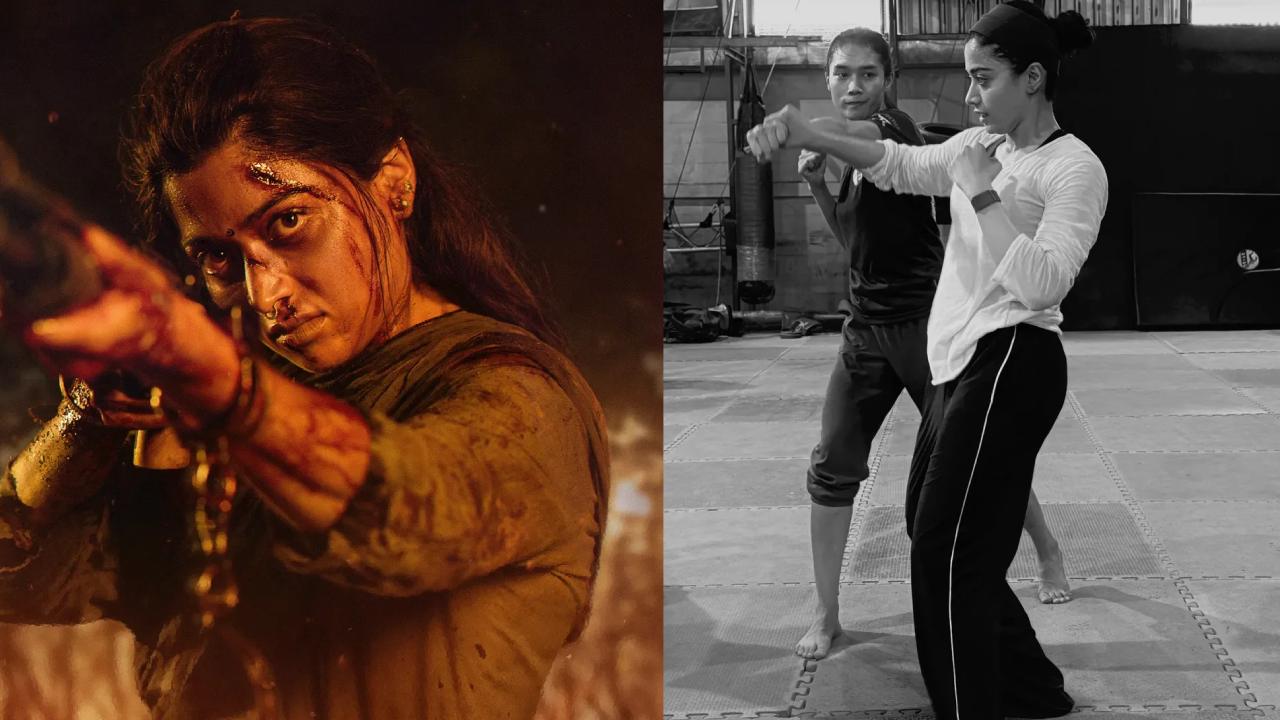 Rashmika's Post-Marriage Fire: Intense Combat Training in Bangkok, Toe Rings On! Rashmika's Post-Marriage Fire: Intense Combat Training in Bangkok, Toe Rings On!