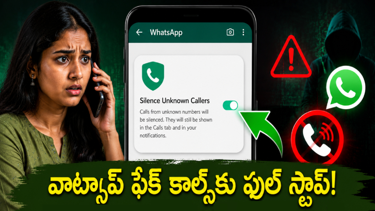 వాట్సాప్ స్పామ్ కాల్స్తో విసిగిపోయారా? ఒక్క సెట్టింగ్తో వాటికి శాశ్వత పరిష్కారం! వాట్సాప్ స్పామ్ కాల్స్తో విసిగిపోయారా? ఒక్క సెట్టింగ్తో వాటికి శాశ్వత పరిష్కారం!