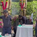 Akhil's First Hit 'Lenin': Nagarjuna Emotional, Akhil Falls at Father's Feet! Viral Video Akhil's First Hit 'Lenin': Nagarjuna Emotional, Akhil Falls at Father's Feet! Viral Video