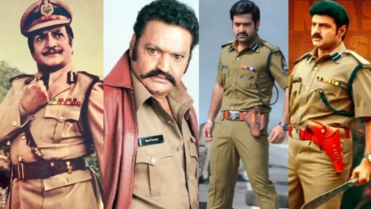నందమూరి హీరోలు ఖాకీ చొక్కా వేస్తే మూవీ బ్లాక్ బస్టర్.. పెద్ద ఎన్టీఆర్ నుంచి చిన్న ఎన్టీఆర్ వరకు రఫ్ఫాడించారు నందమూరి హీరోలు ఖాకీ చొక్కా వేస్తే మూవీ బ్లాక్ బస్టర్.. పెద్ద ఎన్టీఆర్ నుంచి చిన్న ఎన్టీఆర్ వరకు రఫ్ఫాడించారు
