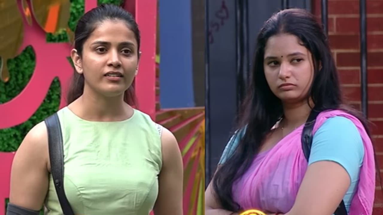 తనూజపై పుకార్లు పుట్టిస్తూ అడ్డంగా దొరికిపోయిన రమ్య మోక్ష.. భరణి విషయంలో దివ్యని నిలదీసిన మాధురి తనూజపై పుకార్లు పుట్టిస్తూ అడ్డంగా దొరికిపోయిన రమ్య మోక్ష.. భరణి విషయంలో దివ్యని నిలదీసిన మాధురి