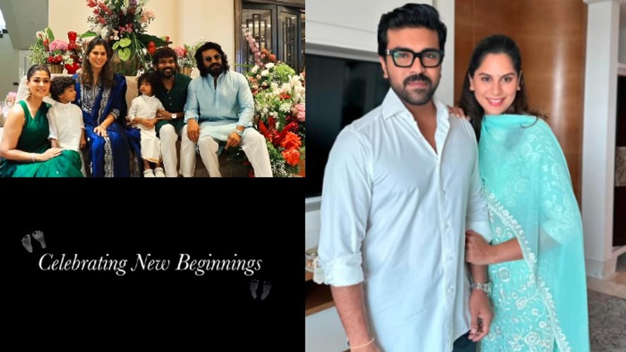 ట్విన్స్కి జన్మనివ్వబోతున్న రాంచరణ్, ఉపాసన..మెగా ఫ్యామిలీలో డబుల్ సెలెబ్రేషన్స్, ఎలా హింట్ ఇచ్చారో చూడండి ట్విన్స్కి జన్మనివ్వబోతున్న రాంచరణ్, ఉపాసన..మెగా ఫ్యామిలీలో డబుల్ సెలెబ్రేషన్స్, ఎలా హింట్ ఇచ్చారో చూడండి