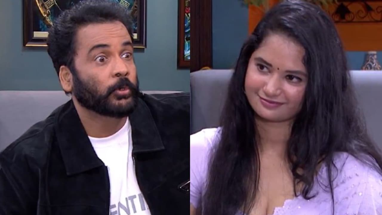 తనూజని కళ్యాణ్ టచ్ చేస్తే నీకేంటి ప్రాబ్లమ్.. రమ్య మోక్షకి చుక్కలు చూపించిన శివాజీ తనూజని కళ్యాణ్ టచ్ చేస్తే నీకేంటి ప్రాబ్లమ్.. రమ్య మోక్షకి చుక్కలు చూపించిన శివాజీ