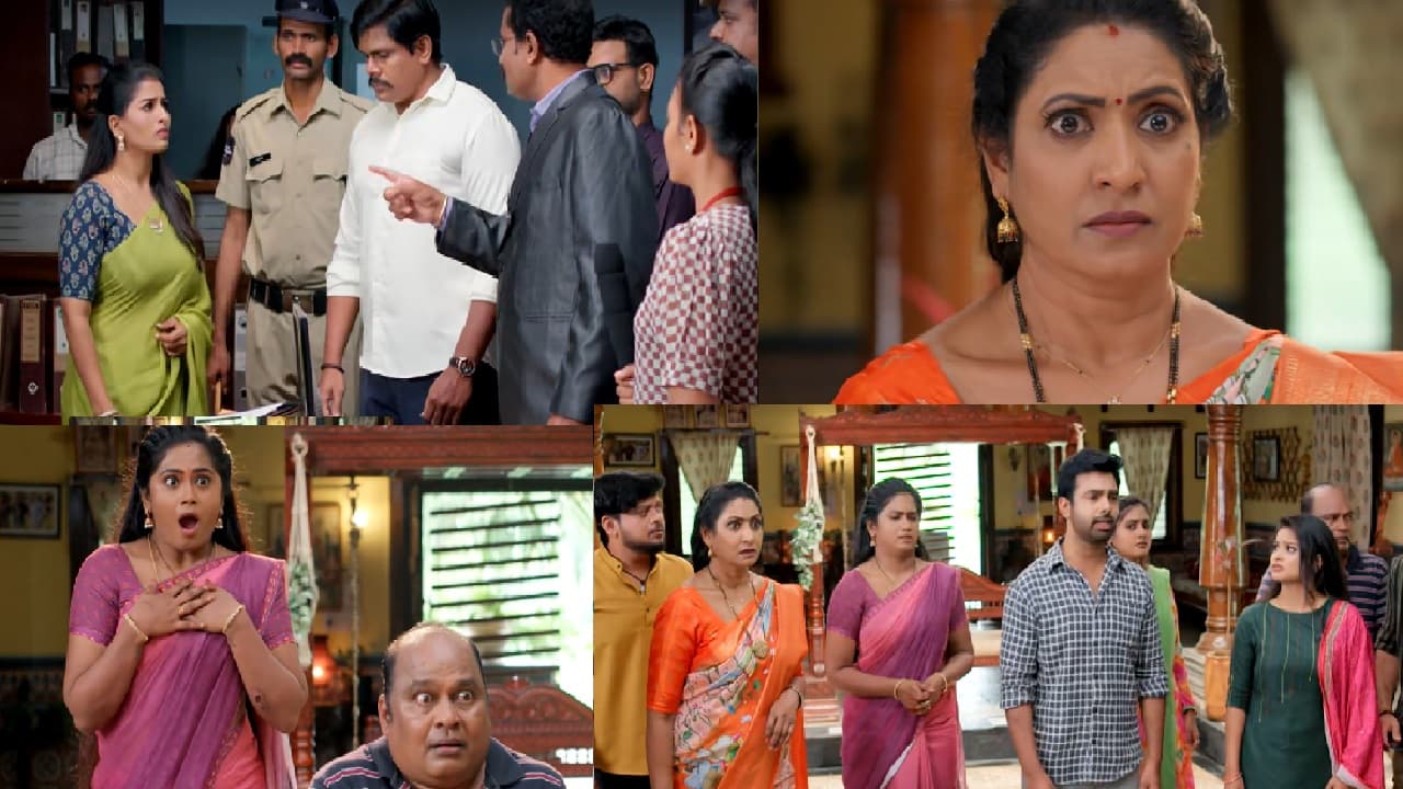 Illu illalu pillalu Today Episode: భద్రావతి కుట్రకు నర్మదా బలి, లంచం కేసులో ఇరుక్కున్న నిజాయితీ ఆఫీసర్ నర్మదా Illu illalu pillalu Today Episode: భద్రావతి కుట్రకు నర్మదా బలి, లంచం కేసులో ఇరుక్కున్న నిజాయితీ ఆఫీసర్ నర్మదా