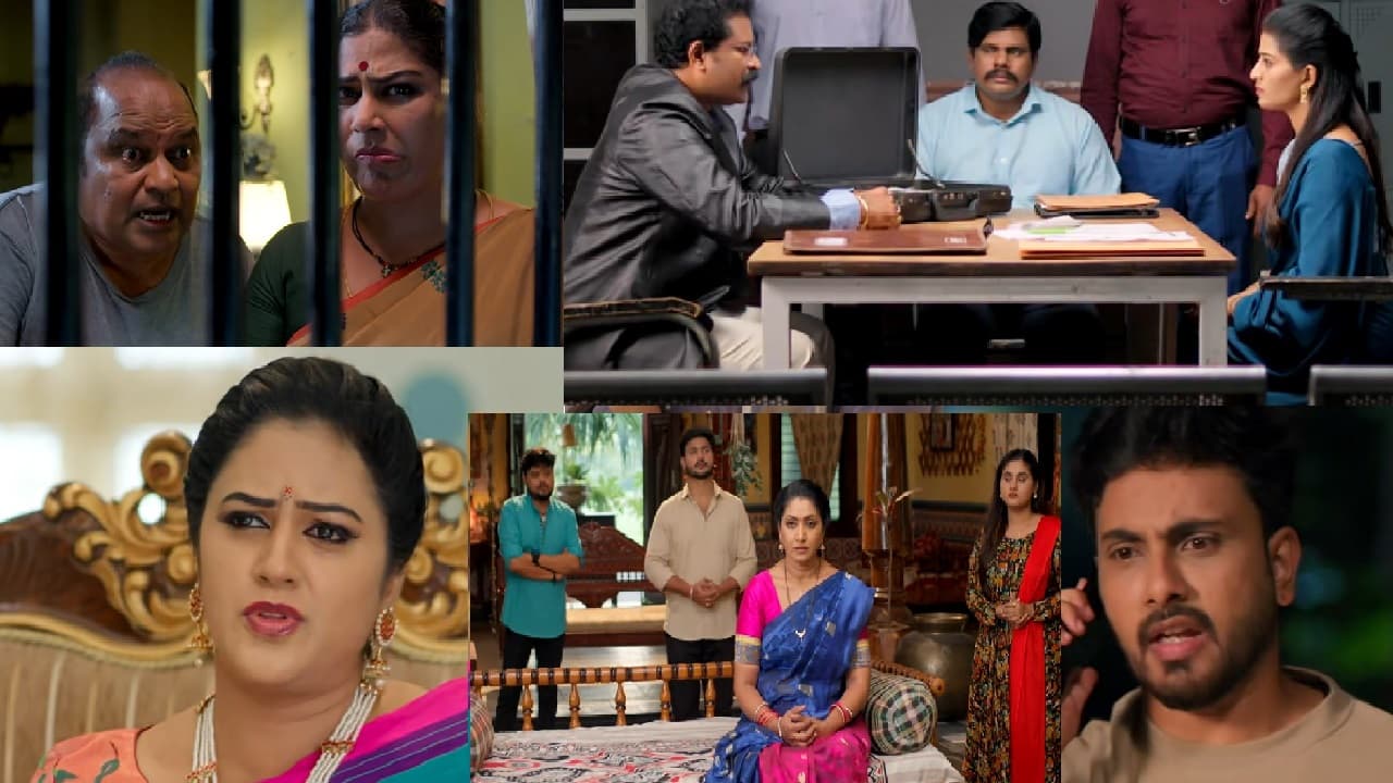 Illu illalu pillalu Today Episode: తనపై జరిగిన కుట్రను బయటపెట్టిన నర్మద.. సేనాపతి, భద్రావతి అరెస్టు Illu illalu pillalu Today Episode: తనపై జరిగిన కుట్రను బయటపెట్టిన నర్మద.. సేనాపతి, భద్రావతి అరెస్టు