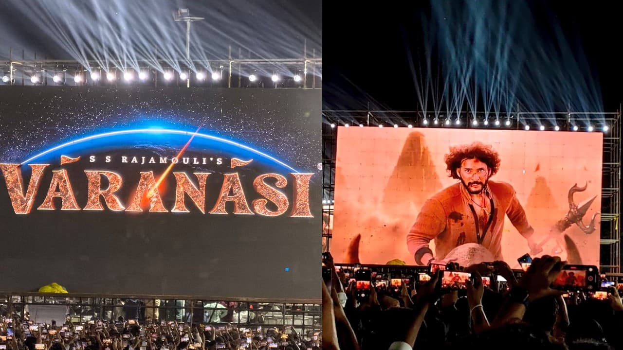 వారణాసి టైటిల్ తో మహేష్ బాబు, రాజమౌళి సినిమా, ఫస్ట్ లుక్ వీడియో రిలీజ్ వారణాసి టైటిల్ తో మహేష్ బాబు, రాజమౌళి సినిమా, ఫస్ట్ లుక్ వీడియో రిలీజ్