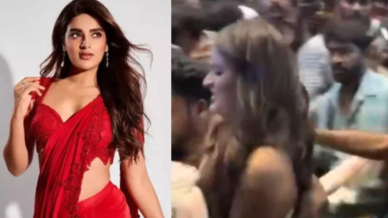 ప్రభాస్ ఫ్యాన్స్తో ఉక్కిరిబిక్కిరి: రాజా సాబ్ ఈవెంట్లో నిధి అగర్వాల్కు చేదు అనుభవం! ప్రభాస్ ఫ్యాన్స్తో ఉక్కిరిబిక్కిరి: రాజా సాబ్ ఈవెంట్లో నిధి అగర్వాల్కు చేదు అనుభవం!