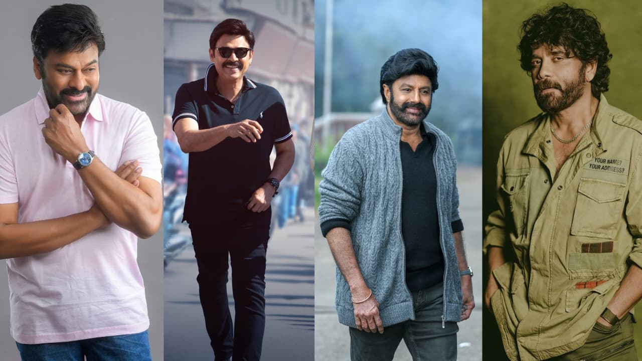 2027 Sankranti Clash: Chiranjeevi, Balakrishna, Venkatesh, Nagarjuna Battle at Box Office! 2027 Sankranti Clash: Chiranjeevi, Balakrishna, Venkatesh, Nagarjuna Battle at Box Office!
